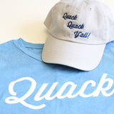 Women' Bundle Charleston Duck Hat and Quack Quack Y'all T-Shirt Logo