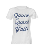 Women' Bundle Charleston Duck Hat and Quack Quack Y'all T-Shirt Logo